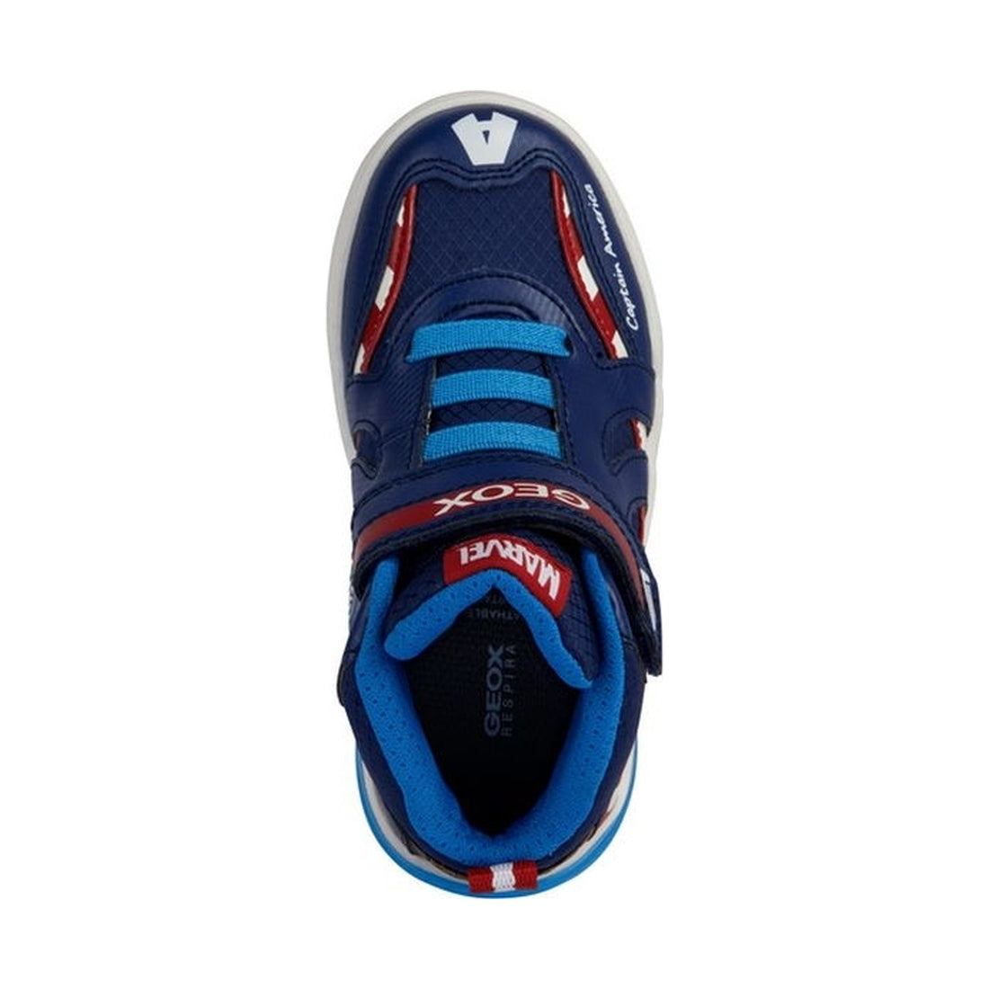 Geox boys navy, red grayjay booties | Vilbury London