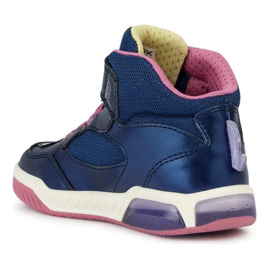 Geox girls navy, multicolor inek booties | Vilbury London