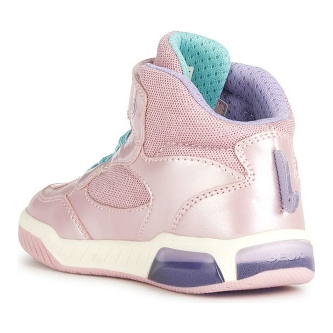 Geox girls pink, lilac inek booties | Vilbury London