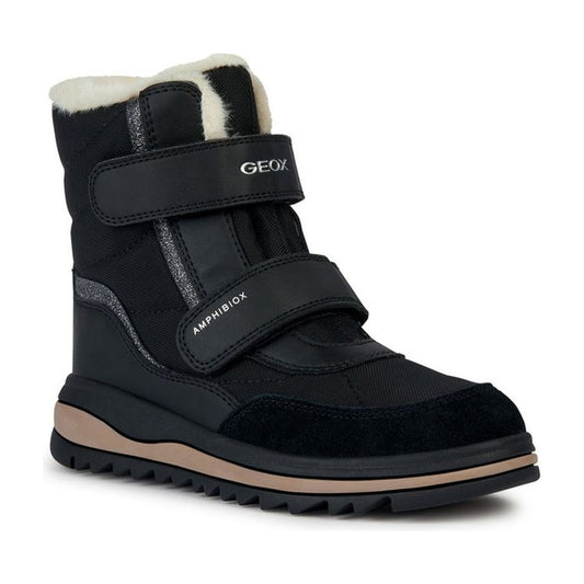 Geox girls black adelhide booties | Vilbury London