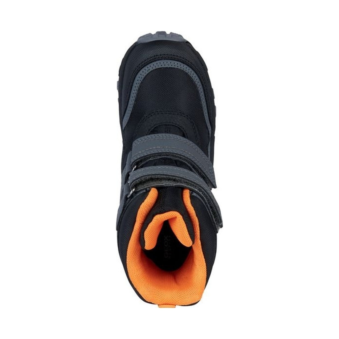 Geox boys black, orange himalaya abx booties | Vilbury London