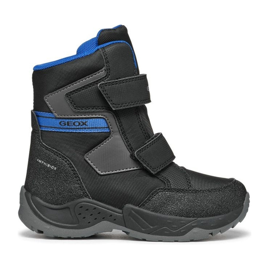 Geox boys black, royal sentiero abx booties | Vilbury London