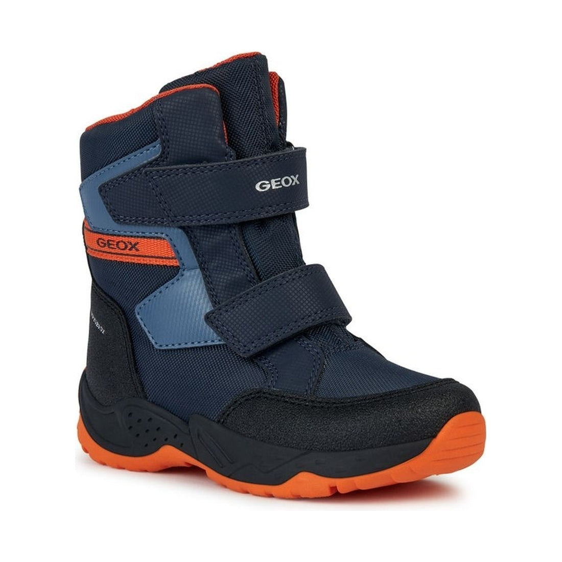 Geox boys navy, orange sentiero abx booties | Vilbury London