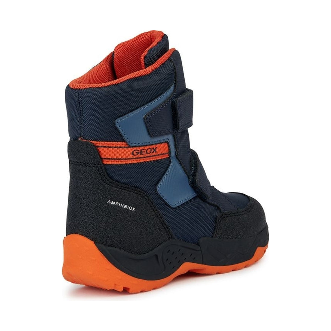 Geox boys navy, orange sentiero abx booties | Vilbury London