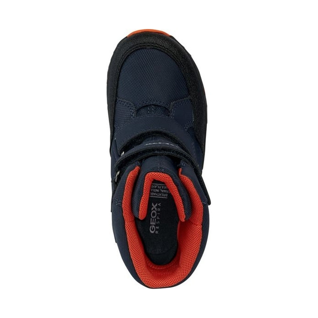 Geox boys navy, orange sentiero abx booties | Vilbury London