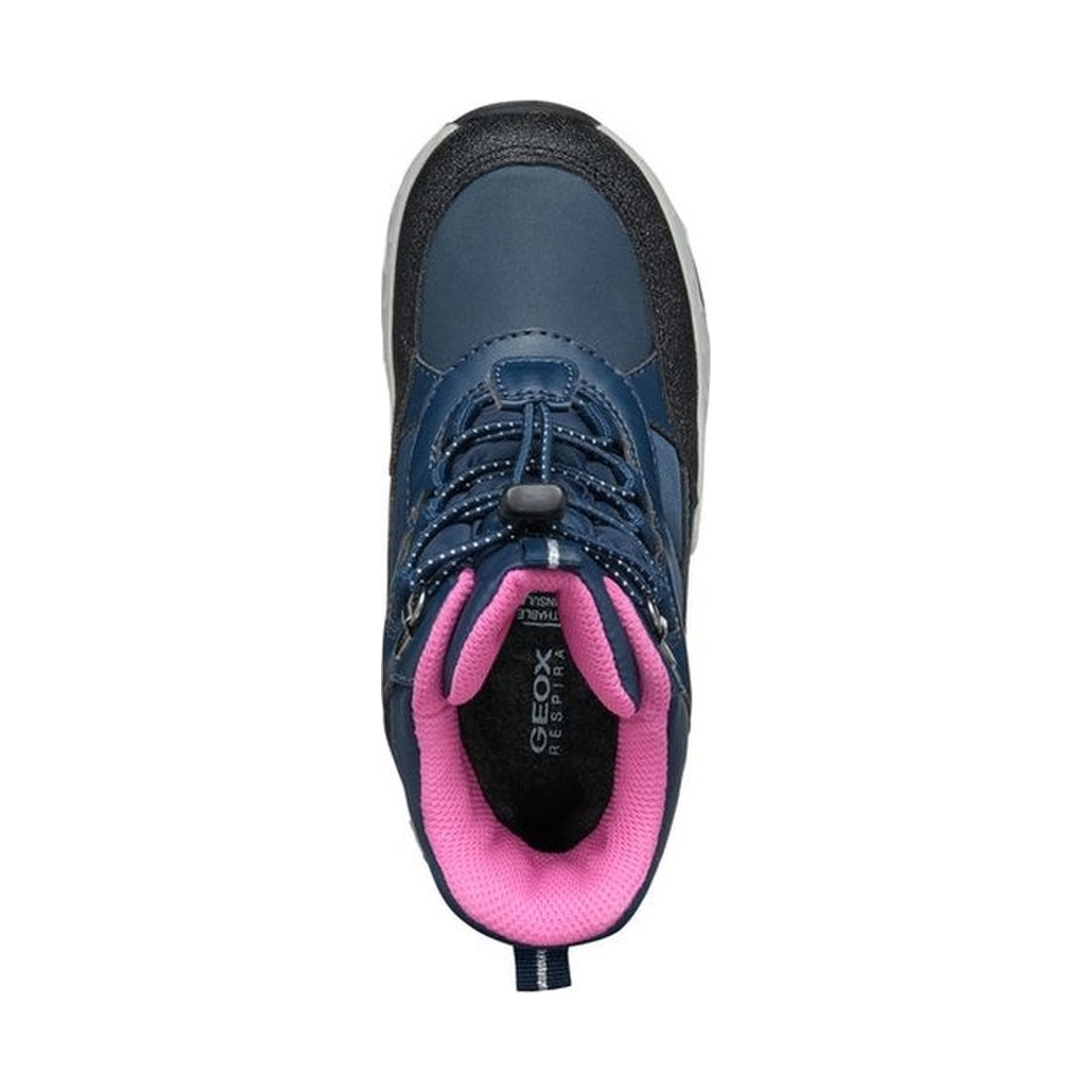 Geox girls navy, fuchsia sentiero booties | Vilbury London