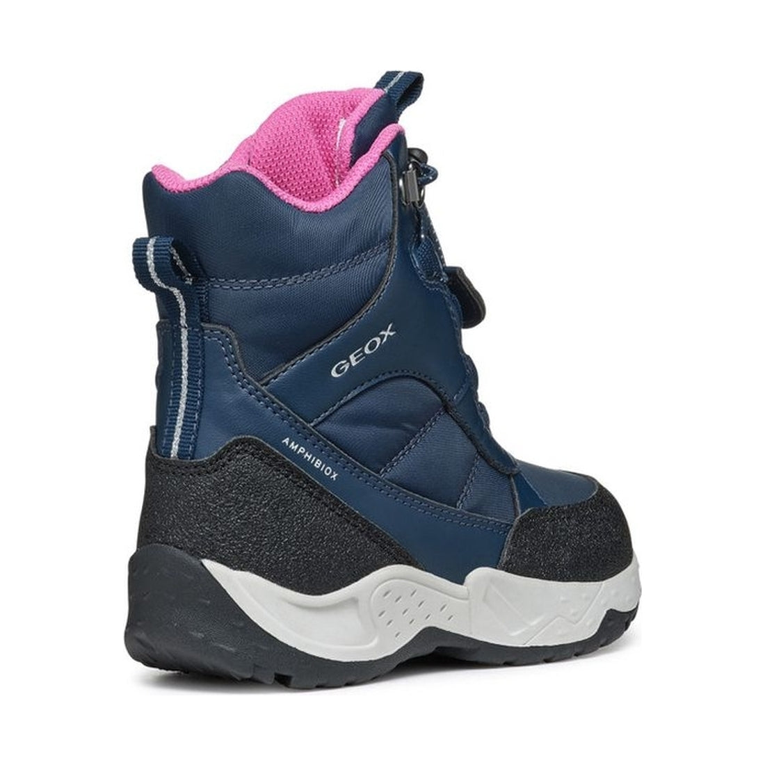 Geox girls navy, fuchsia sentiero booties | Vilbury London