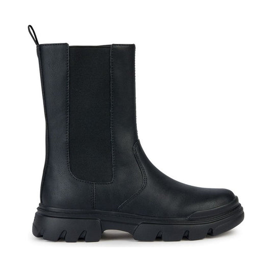 Geox girls black junette booties | Vilbury London