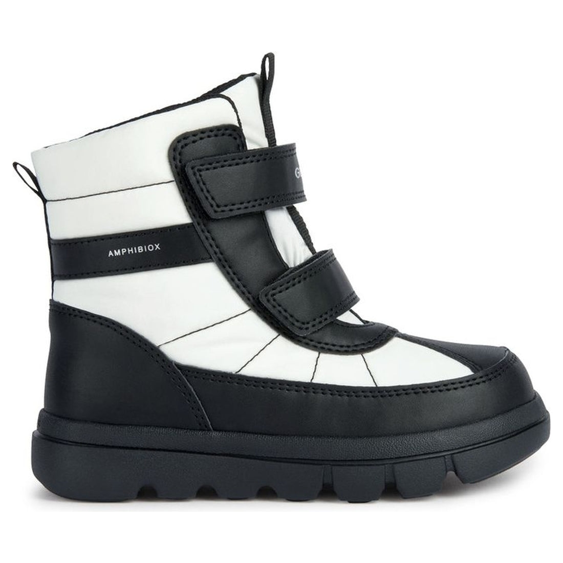 Geox girls white, black willaboom booties | Vilbury London