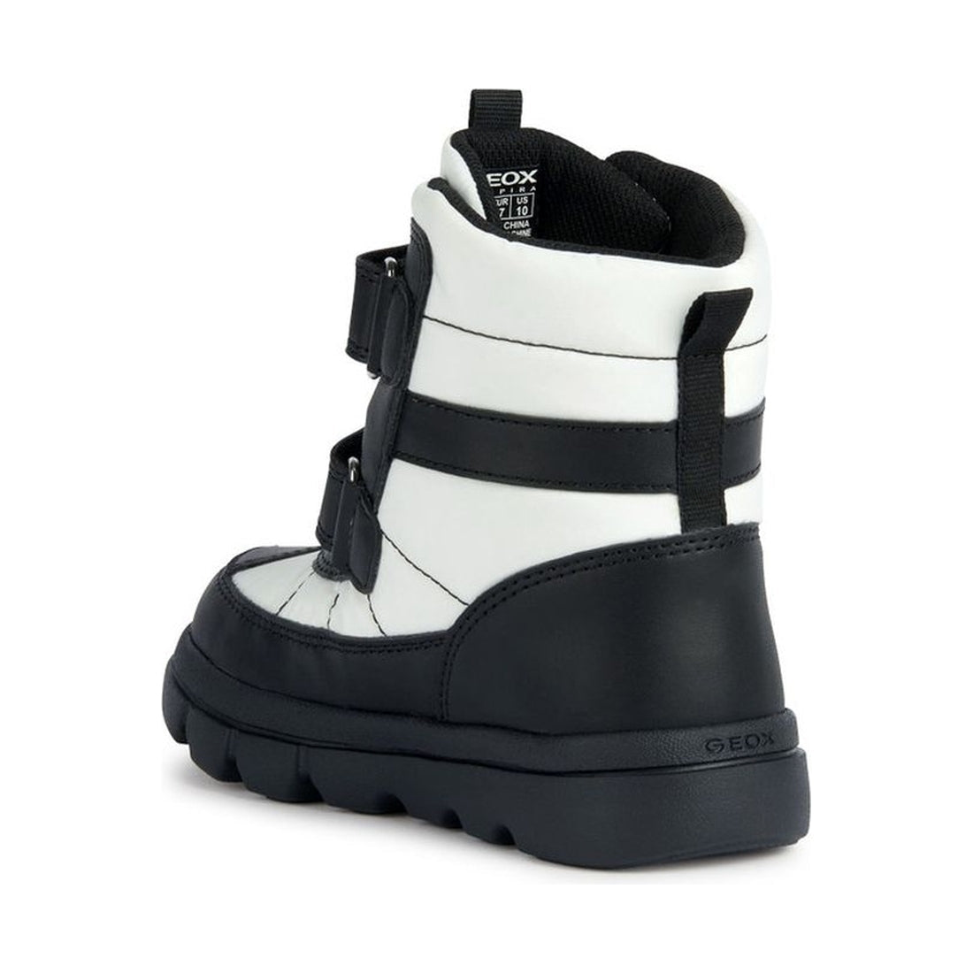 Geox girls white, black willaboom booties | Vilbury London