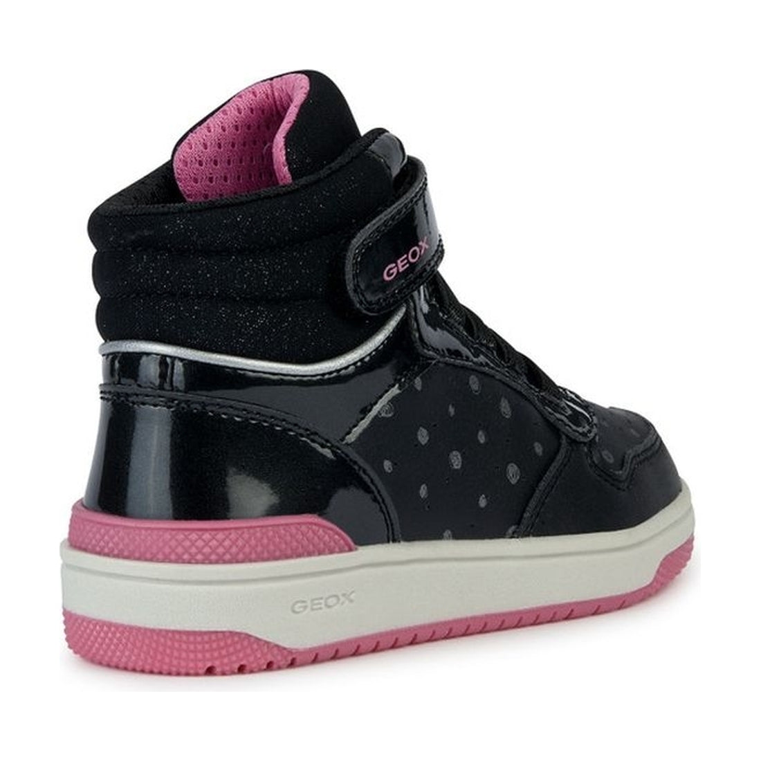 Geox girls black, fuchsia washiba booties | Vilbury London