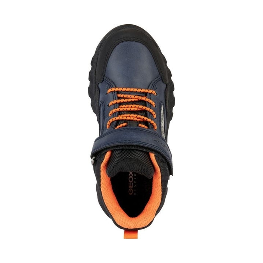 Geox boys navy, orange simbyos abx booties | Vilbury London