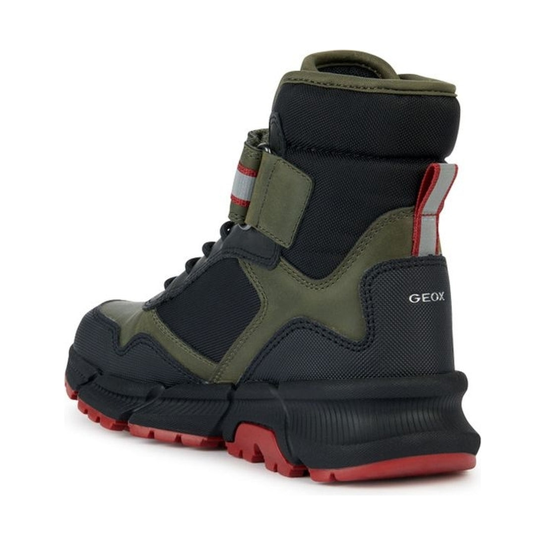 Geox boys military, red flexyper plus booties | Vilbury London