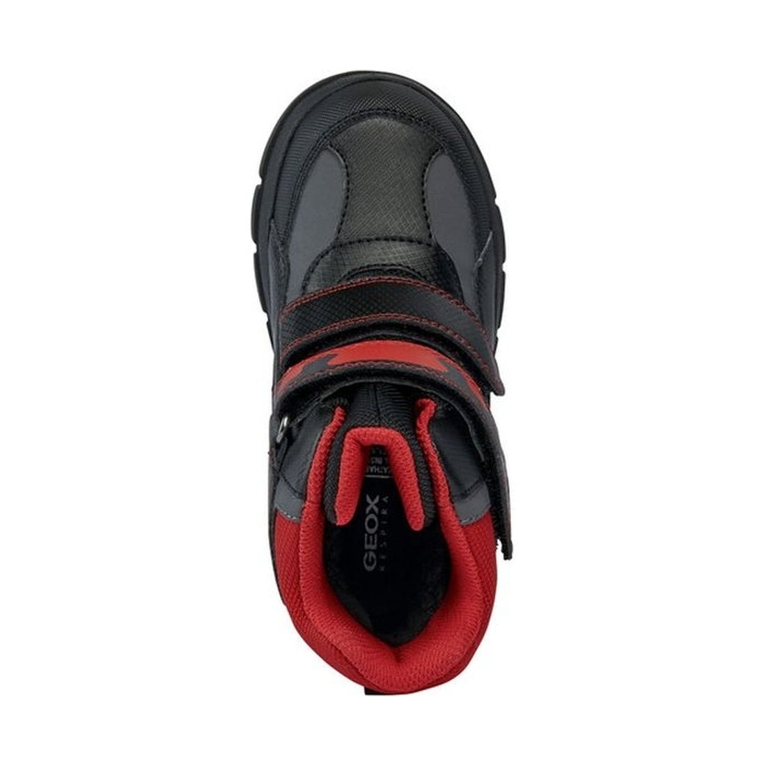 Geox boys black, red willaboom booties | Vilbury London