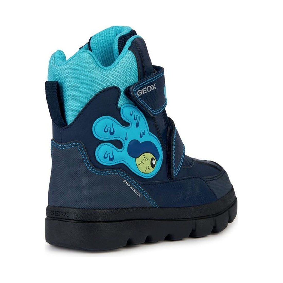 Geox boys navy, turquoise willaboom booties | Vilbury London