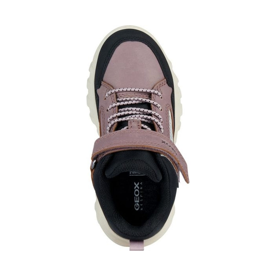 Geox girls dk rose, black simbyos abx booties | Vilbury London