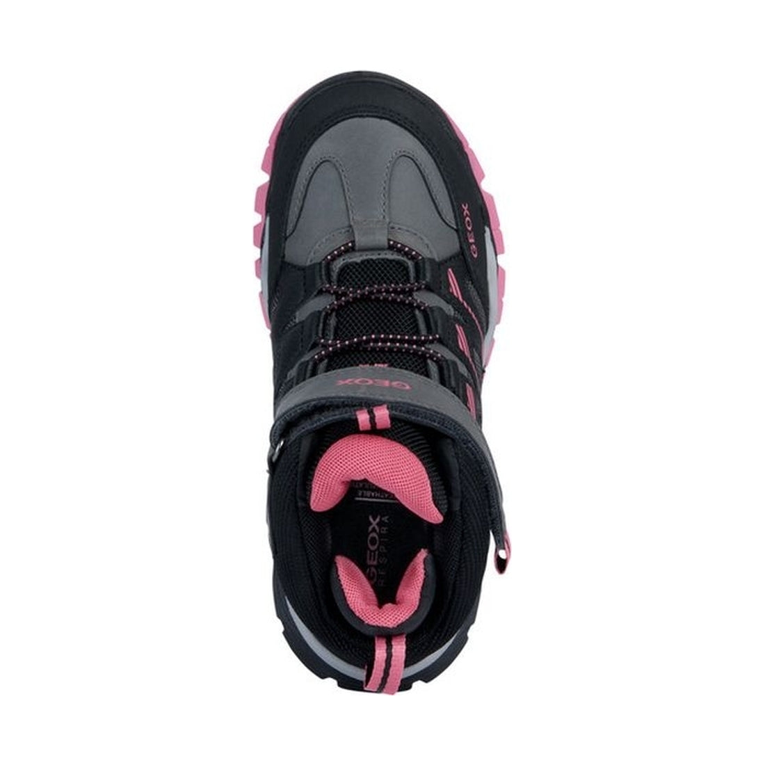 Geox girls anthracite, fuchsia montrack booties | Vilbury London