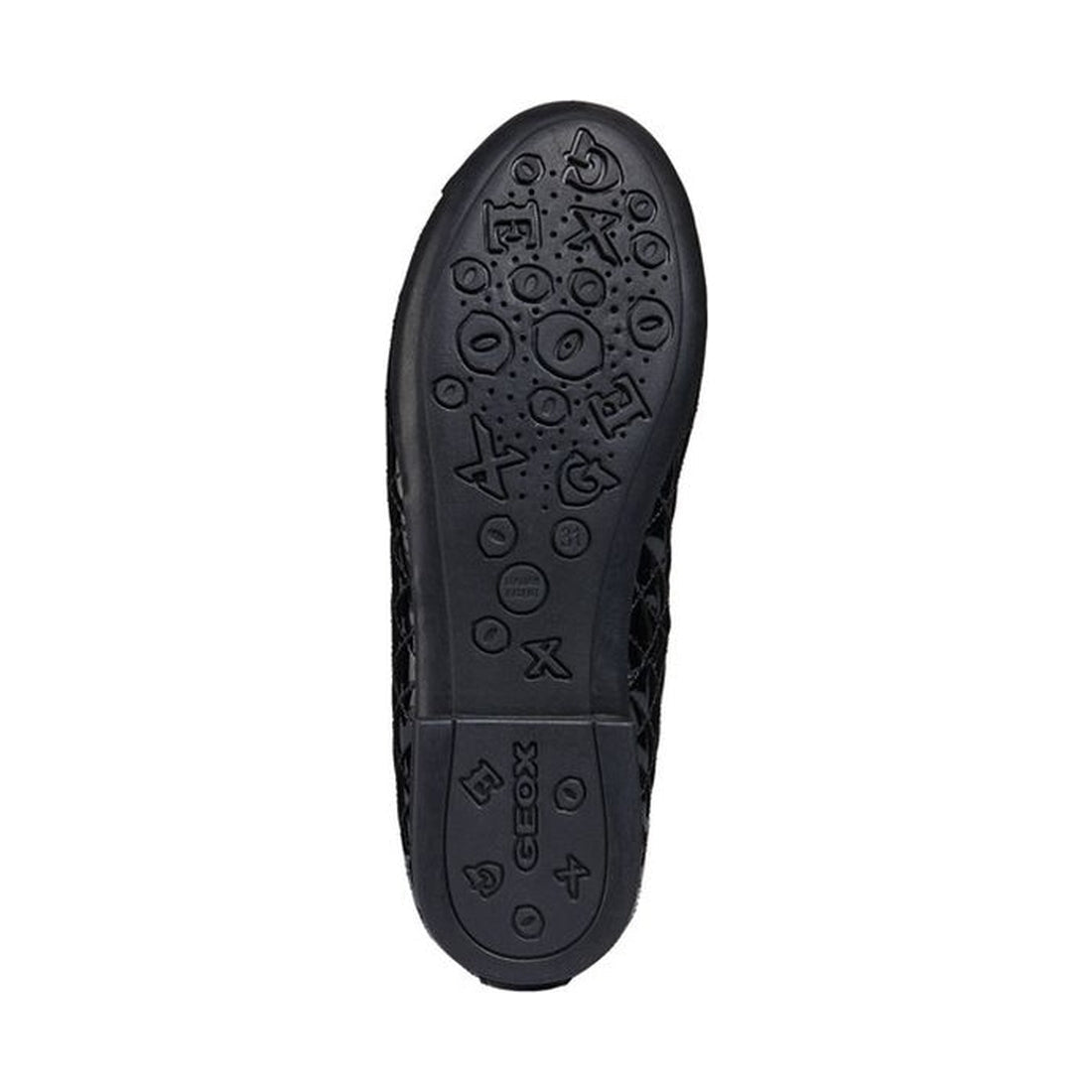 Geox girls black plie ballerinas | Vilbury London