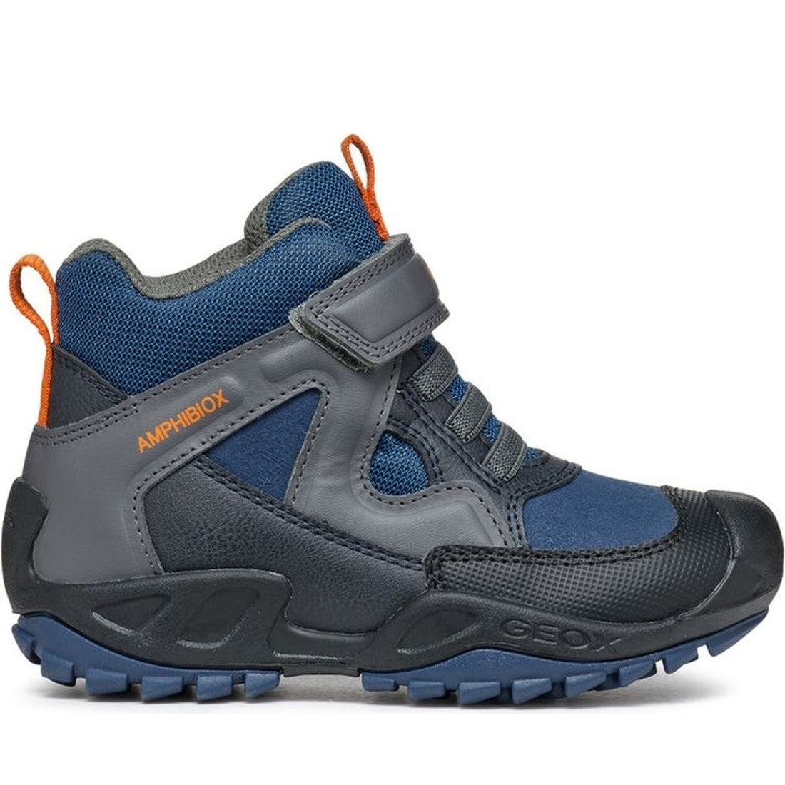 Geox boys blue, dk grey new savage booties | Vilbury London