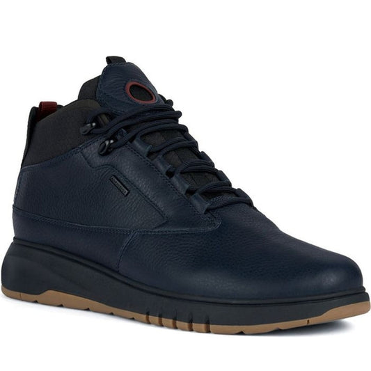 Geox mens dk navy aerantis 4x4 abx booties | Vilbury London