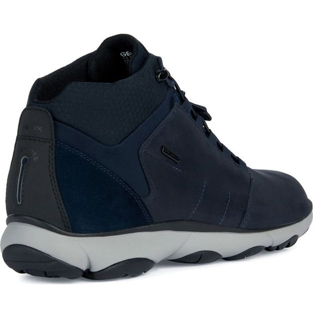 Geox mens navy nebula 4 x 4 abx booties | Vilbury London