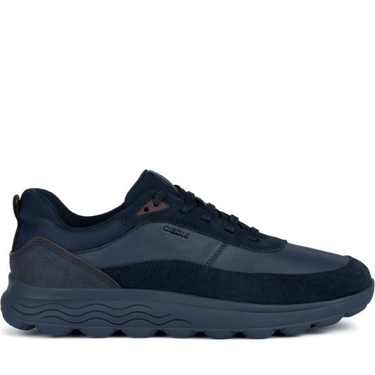 Geox mens navy spherica sport shoe | Vilbury London