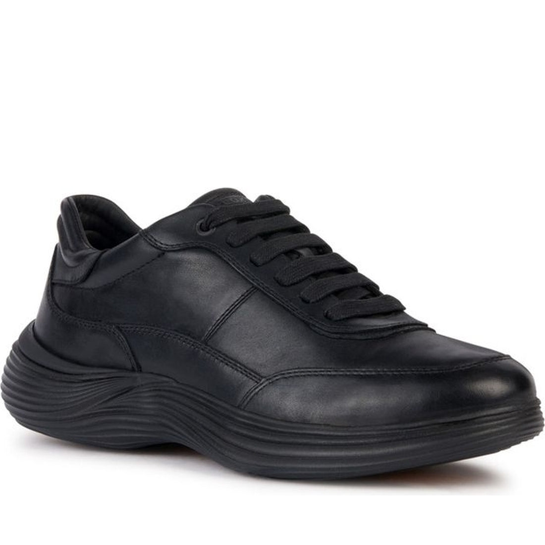 Geox mens black fluctis sport shoe | Vilbury London