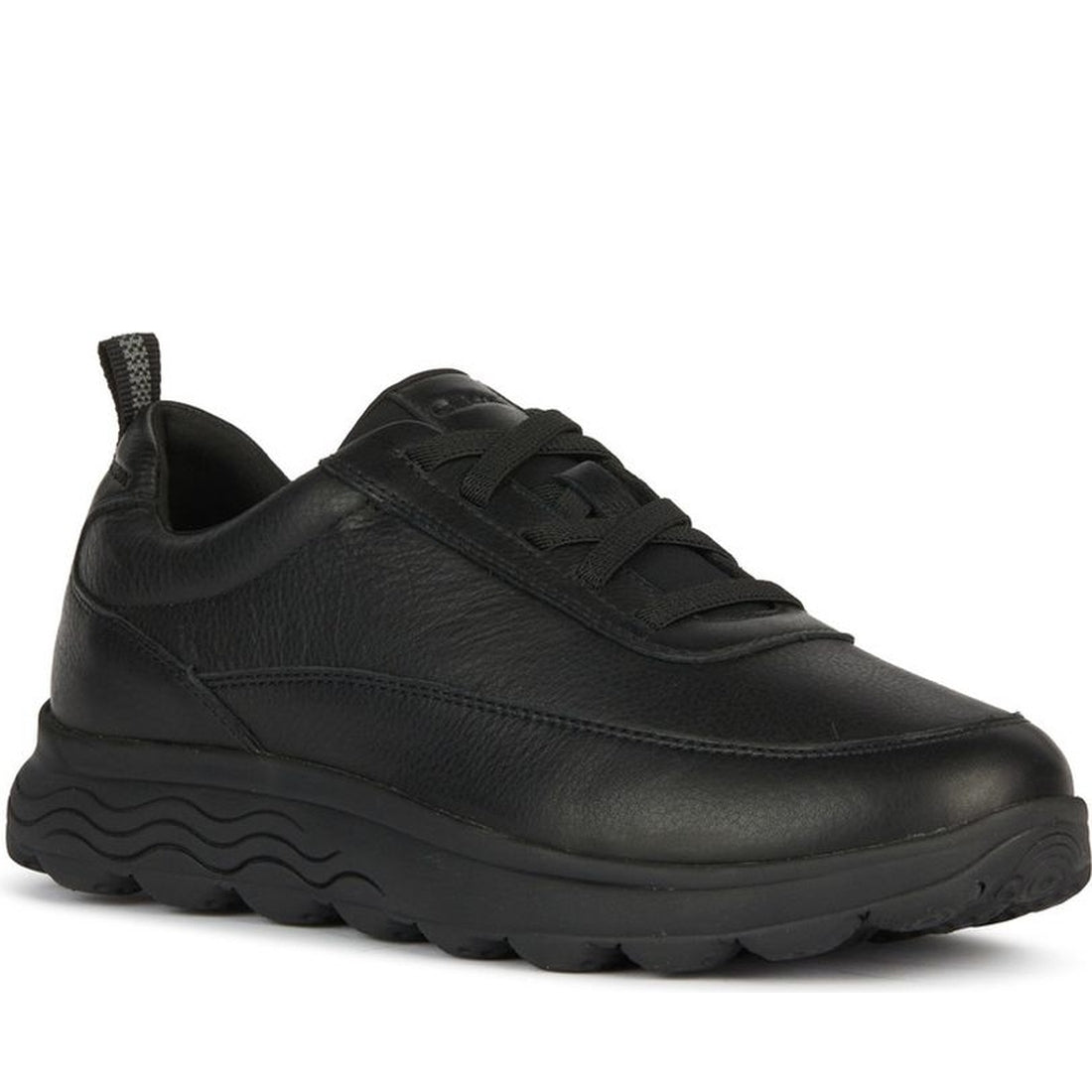 Geox mens black spherica sport shoe | Vilbury London