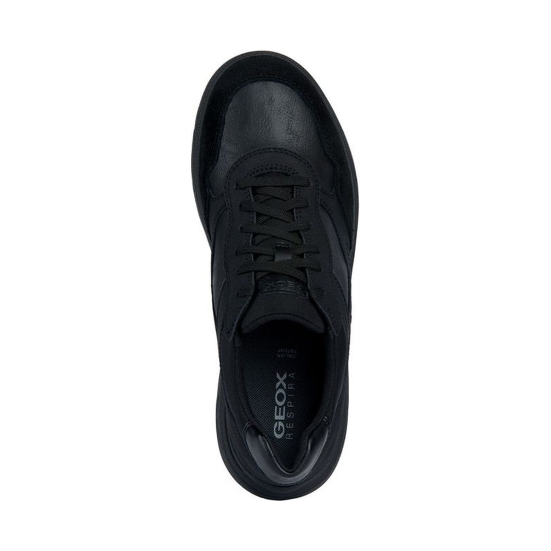 Geox mens black portello sport shoe | Vilbury London