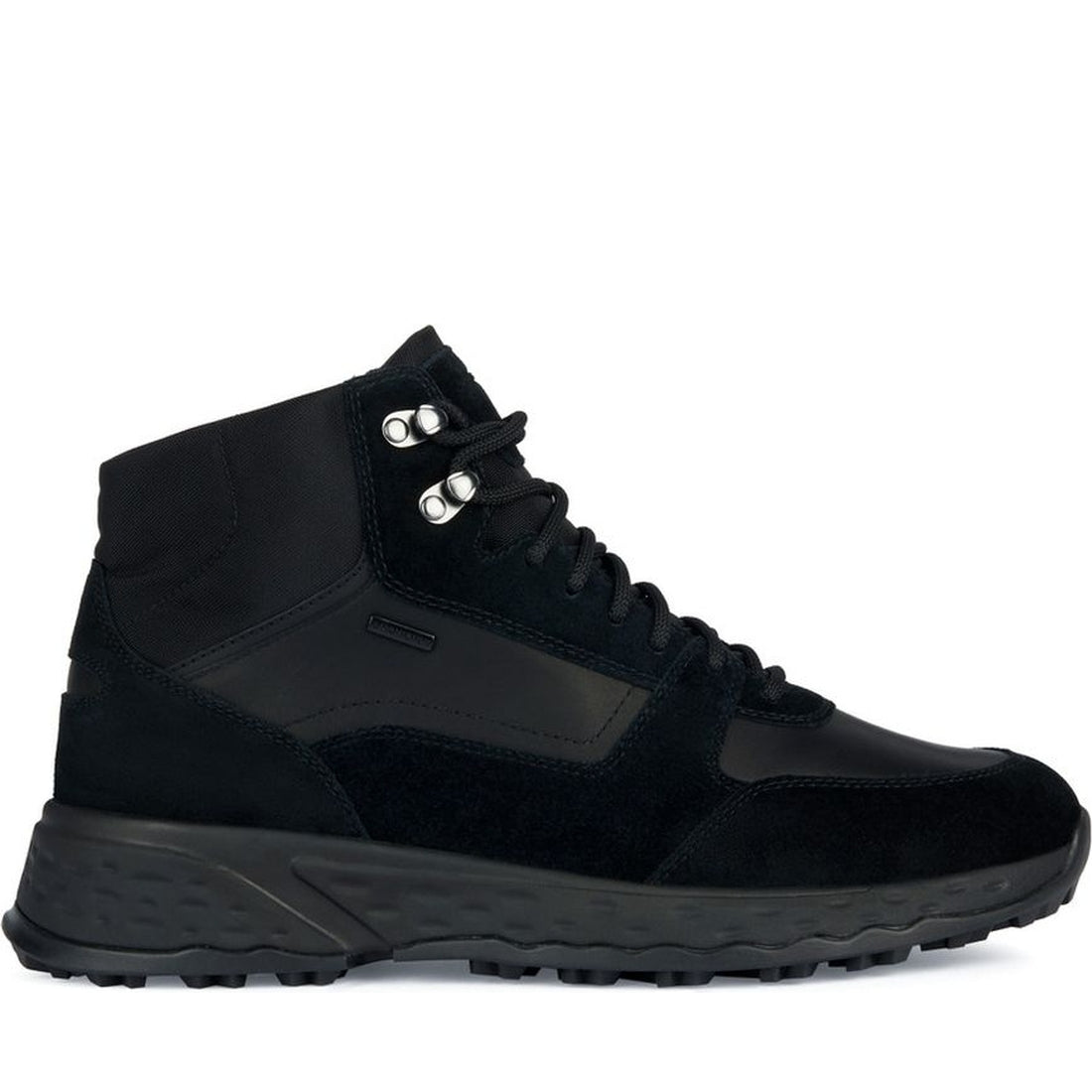 Geox mens black sterrato abx sport shoe | Vilbury London