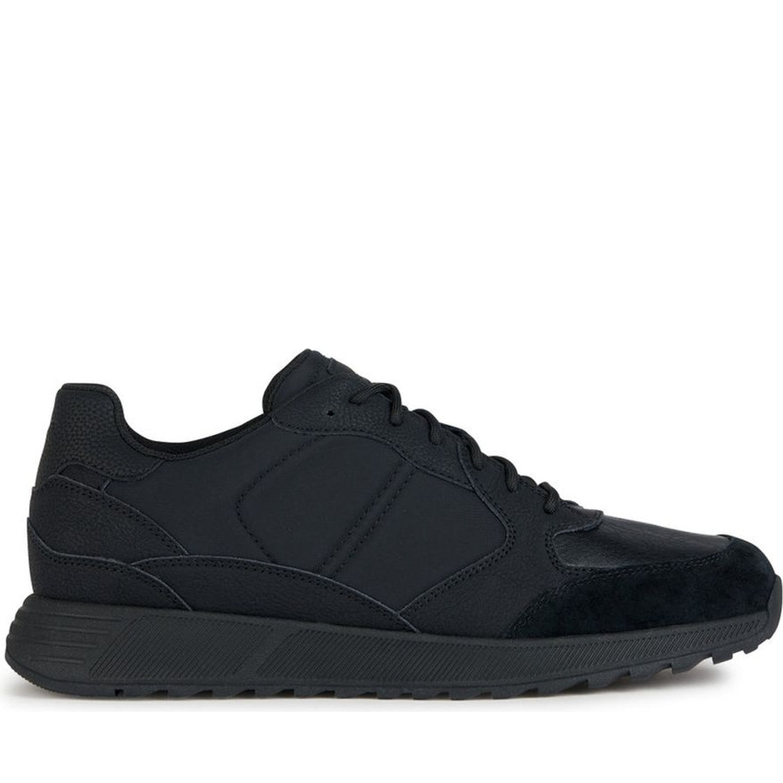 Geox mens black molveno sport shoe | Vilbury London