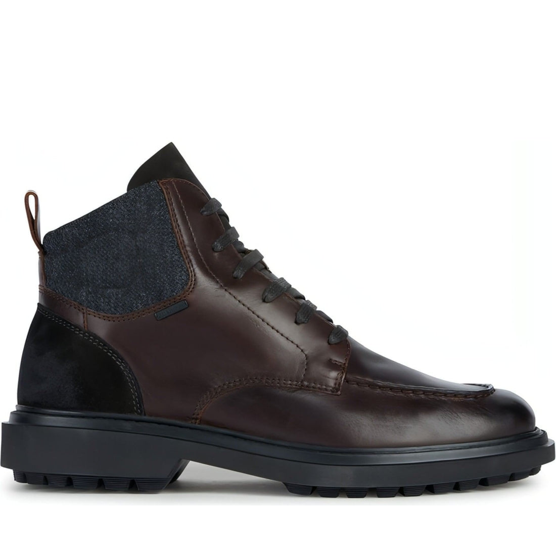 Geox mens coffee faloria abx booties | Vilbury London