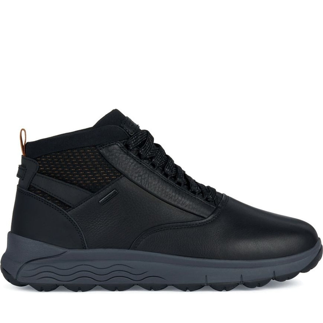 Geox mens black spherica 4x4 abx booties | Vilbury London