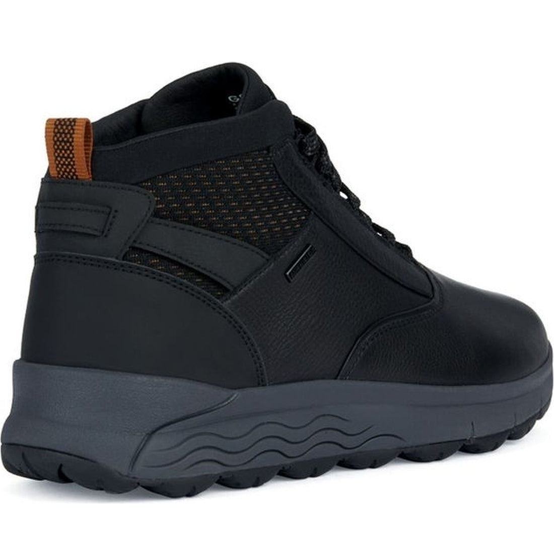 Geox mens black spherica 4x4 abx booties | Vilbury London