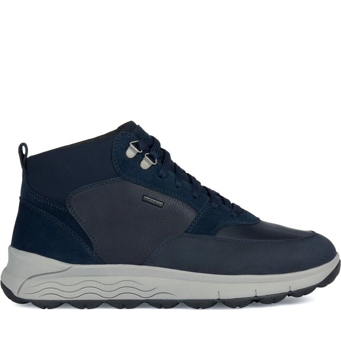 Geox mens navy spherica 4x4 abx booties | Vilbury London