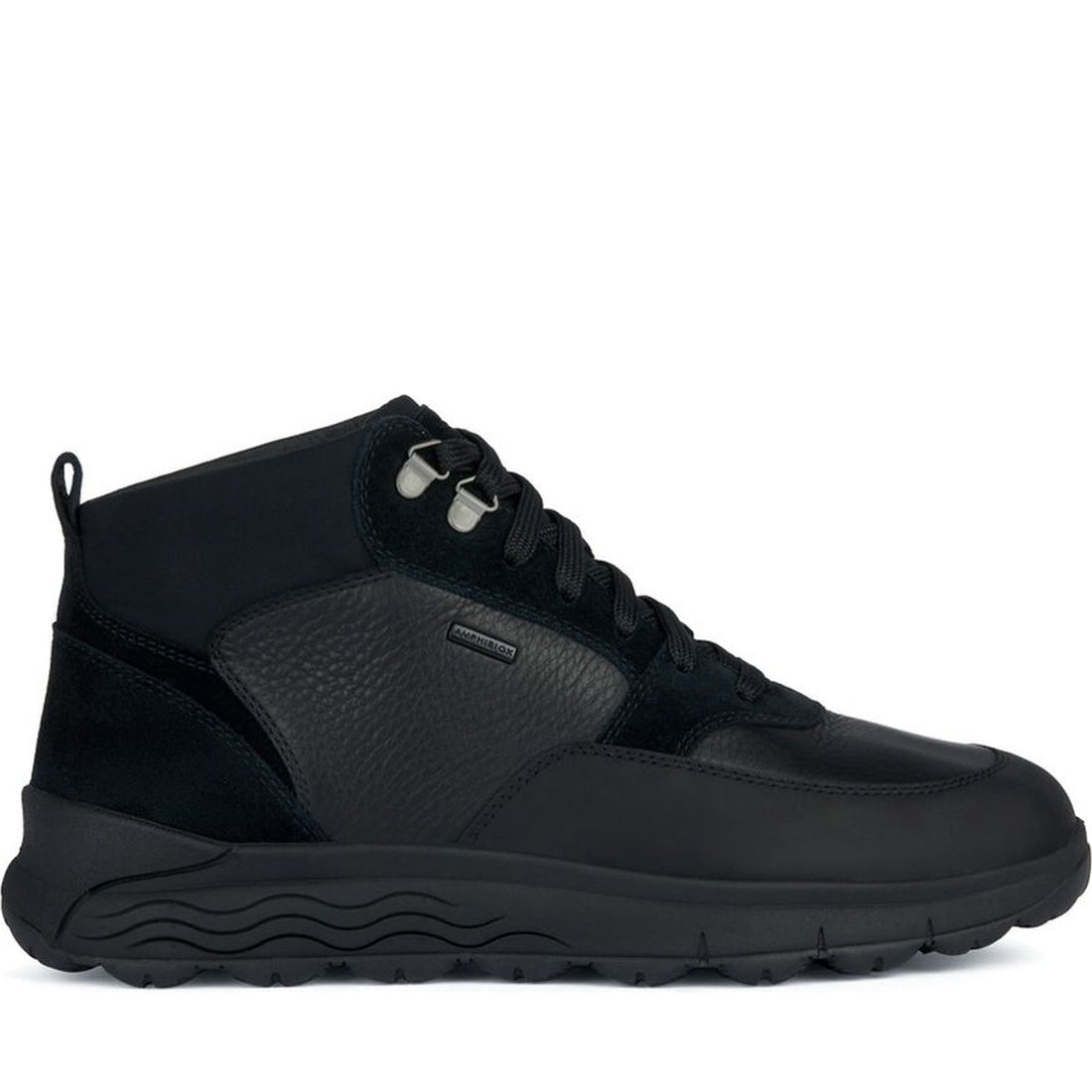 Geox mens black spherica 4x4 abx booties | Vilbury London