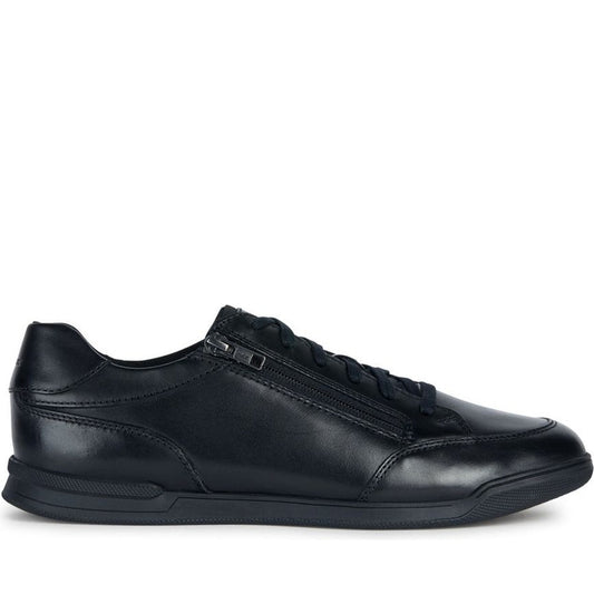 Geox mens black cordusio sport shoe | Vilbury London