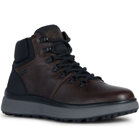 Geox mens coffee granito grip booties | Vilbury London
