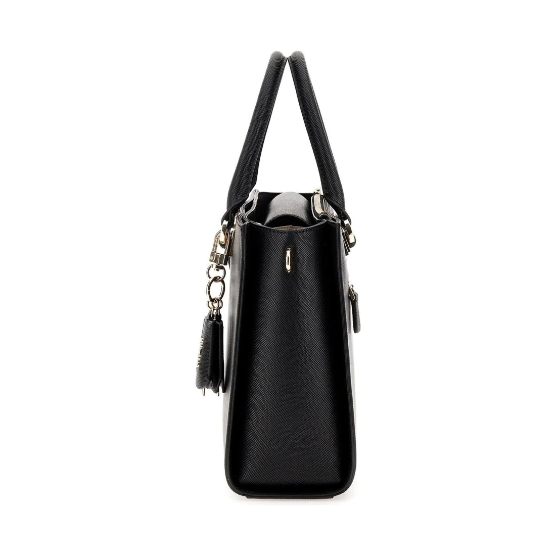 Guess womens black brynlee trpl comprt flap handbag | Vilbury London