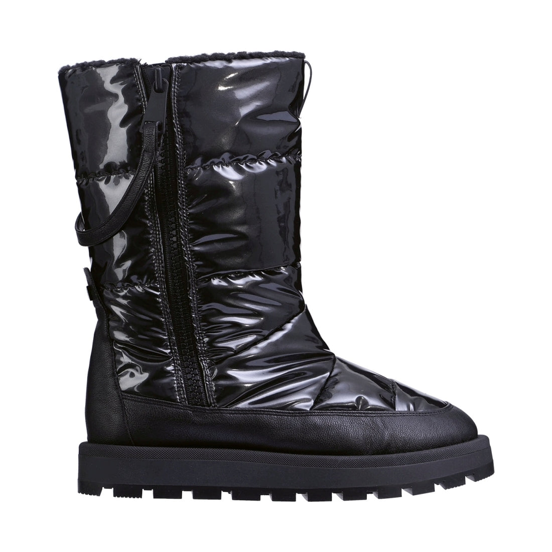 Hogl womens black apres ski boots | Vilbury London