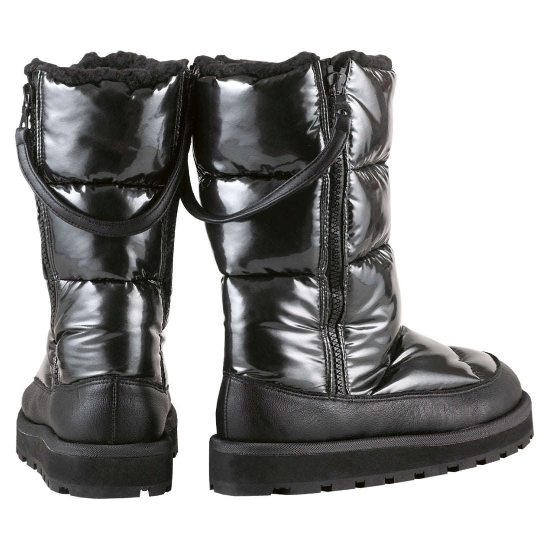 Hogl womens black apres ski boots | Vilbury London