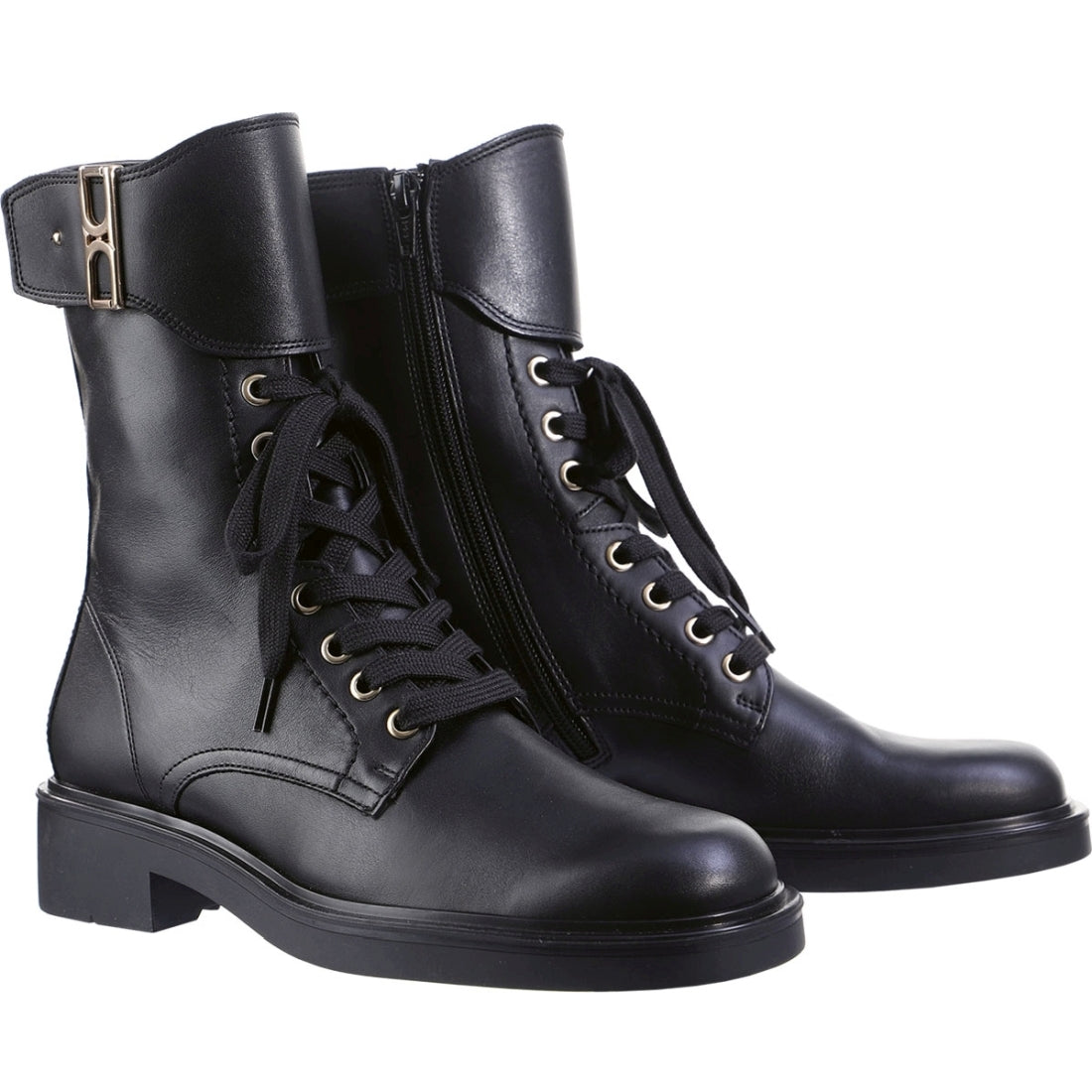 Hogl womens black nick booties | Vilbury London