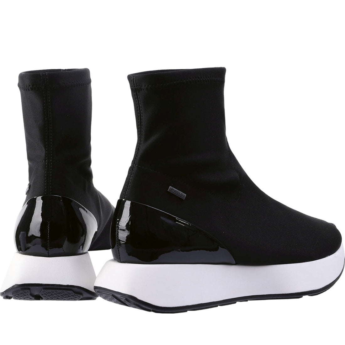 Hogl womens black rain booties | Vilbury London