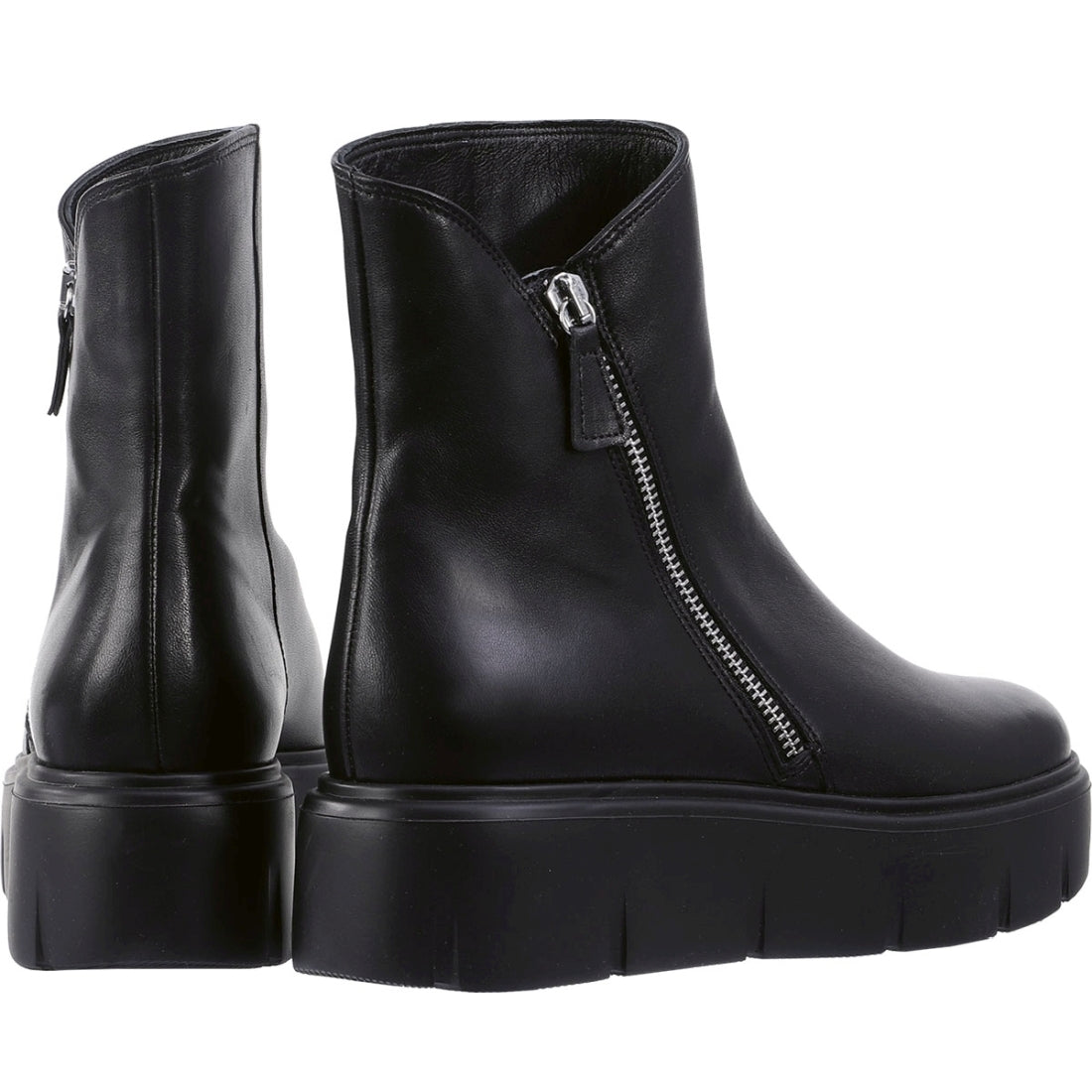 Hogl womens black travis booties | Vilbury London