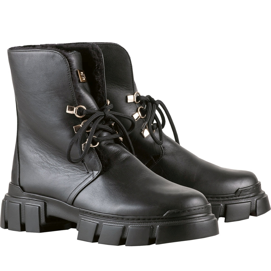 Hogl womens black winter hike booties | Vilbury London