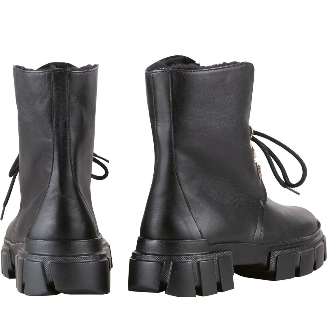 Hogl womens black winter hike booties | Vilbury London