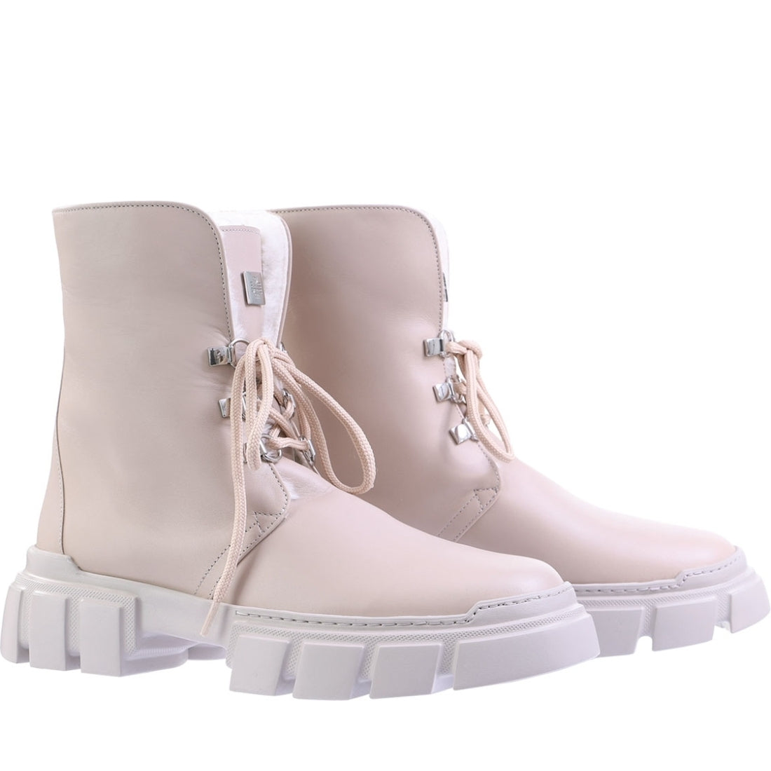 Hogl womens nude winter hike booties | Vilbury London