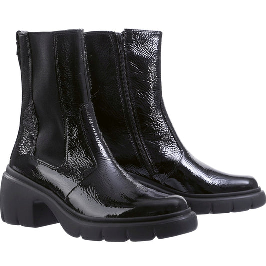 Hogl womens black robyn booties | Vilbury London