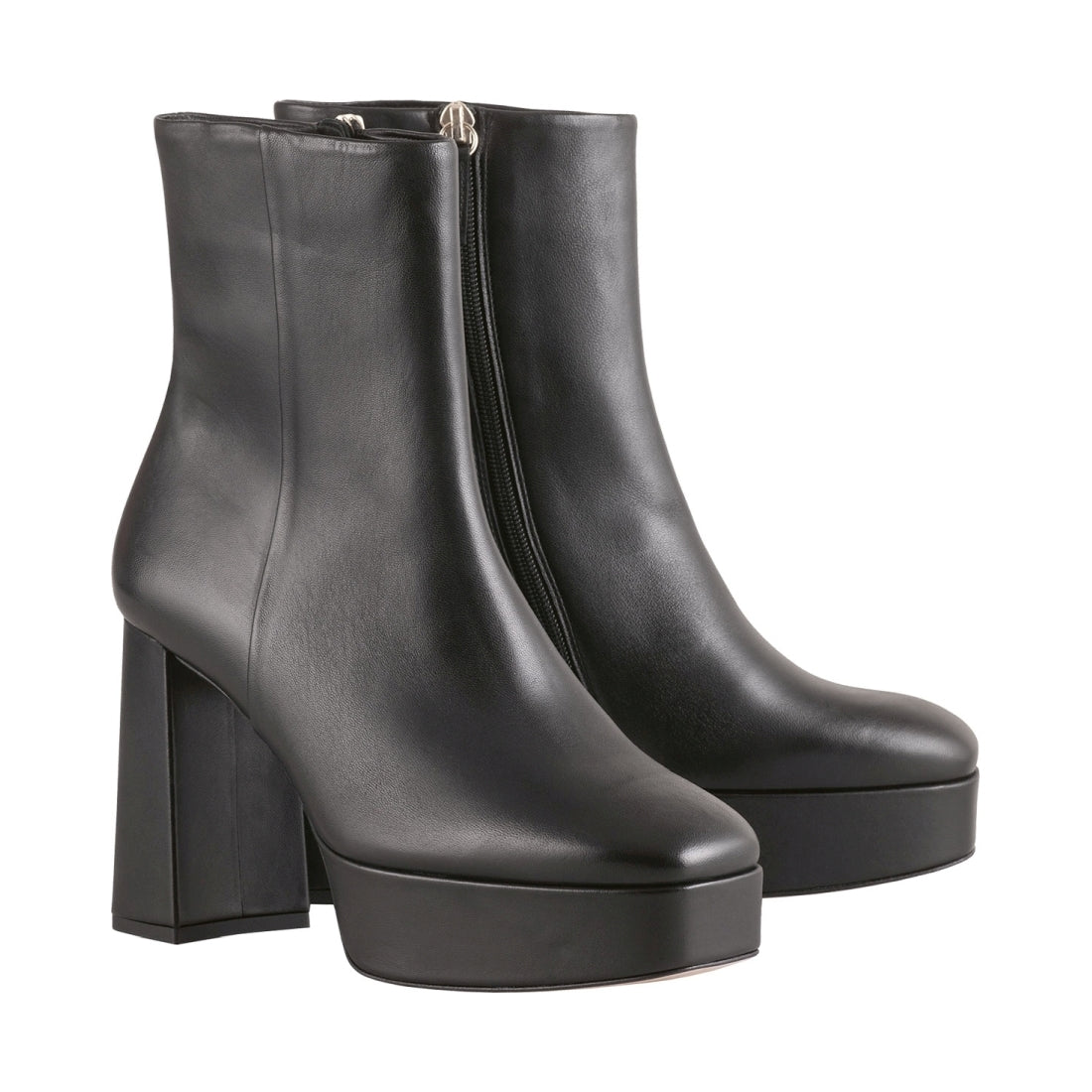 Hogl womens black nora booties | Vilbury London