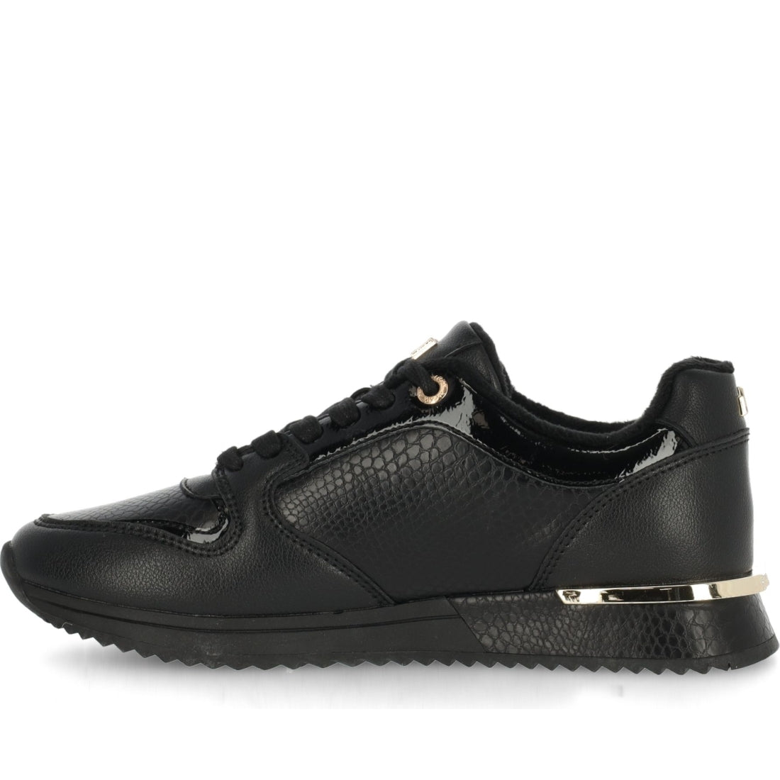 Mexx womens black fleur sport shoe | Vilbury London